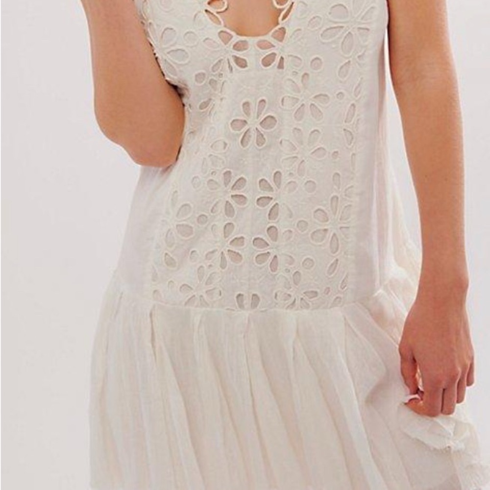 FREE PEOPLE Intimately FP One Eyelet Slip Dress Woman’s XL